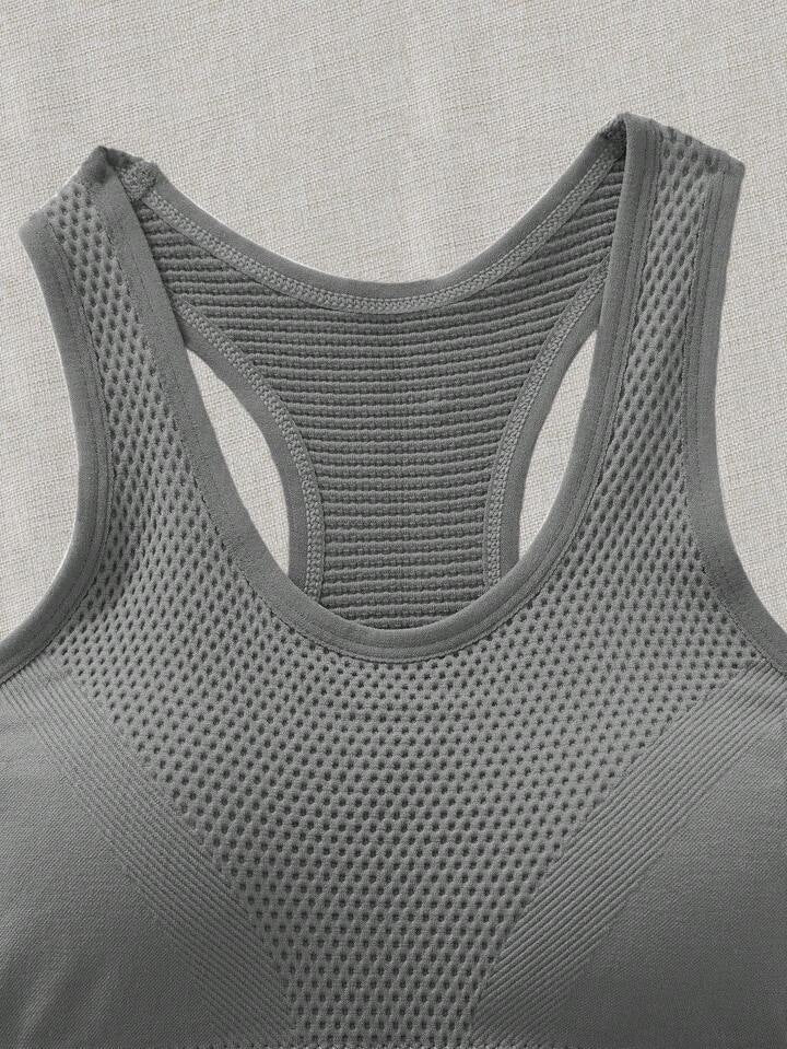Yoga Basic 3pcs Seamless High Stretch Racerback Sports Bra