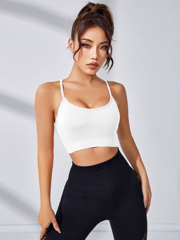 Crisscross Back Sports Bra