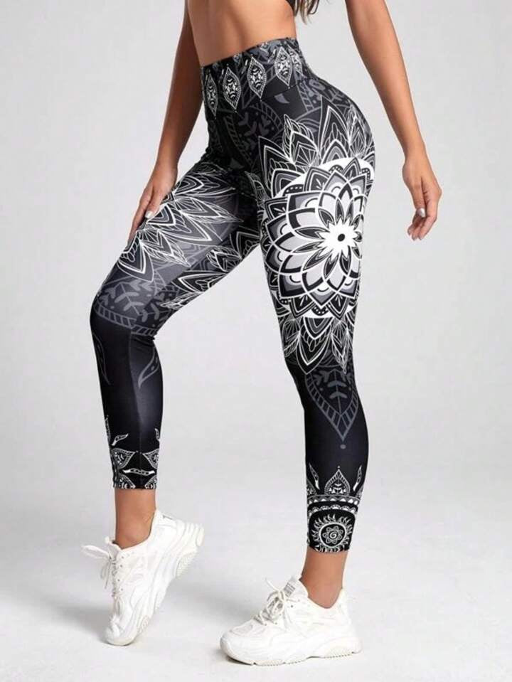 Compression Workout Leggings - Tummy Control & Butt Lifting