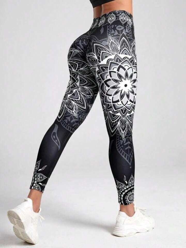 Compression Workout Leggings - Tummy Control & Butt Lifting