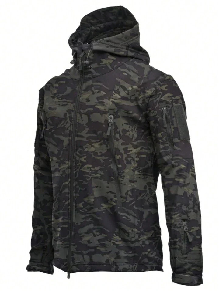 Men's Camouflage Windproof And Waterproof Jacket And Pants Sports Suit